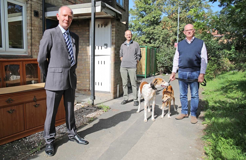 Darryl-Preston,-Andrew-Willey-and-Councillor-Andy-Coles-in-Fletton-and-Woodston-Ward-–-burnt-flats---8-9-20