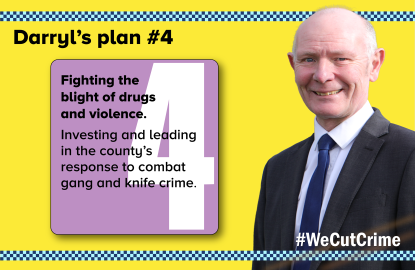 Serious organised crime causes devastating harm to individuals, businesses and communities, often as a result of illegal drugs supply.  Darryl Preston was senior policy lead at the Association of Police and Crime Commissioners for Serious Organised Crime. By working with neighbouring police forces and the National Crime Agency to make Cambridgeshire and Peterborough hostile to organised criminals.